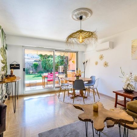 Apartament Le Riviera ~ Jardin ~ Parking ~ Climatisation Cagnes-sur-Mer Zewnętrze zdjęcie