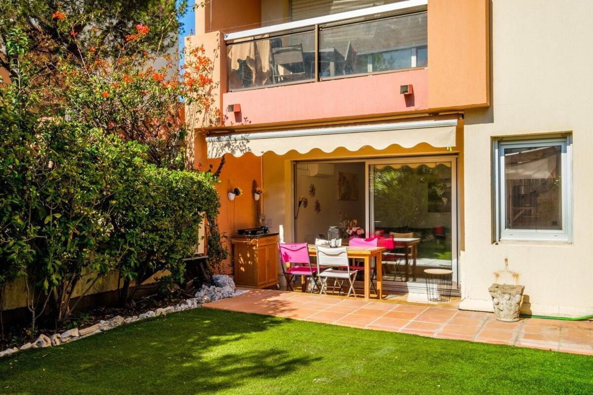 Apartament Le Riviera ~ Jardin ~ Parking ~ Climatisation Cagnes-sur-Mer Zewnętrze zdjęcie