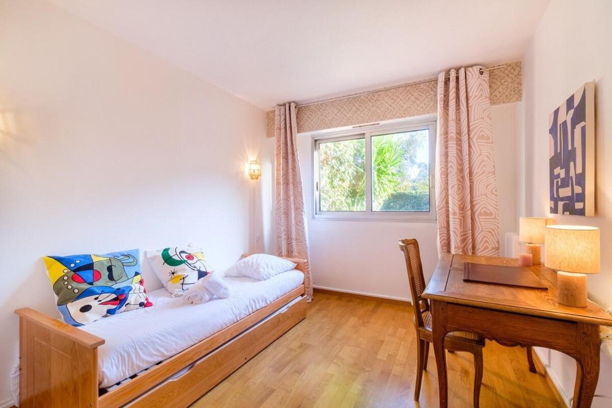 Apartament Le Riviera ~ Jardin ~ Parking ~ Climatisation Cagnes-sur-Mer Zewnętrze zdjęcie