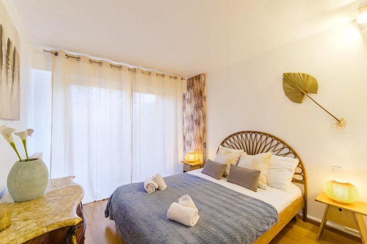 Apartament Le Riviera ~ Jardin ~ Parking ~ Climatisation Cagnes-sur-Mer Zewnętrze zdjęcie
