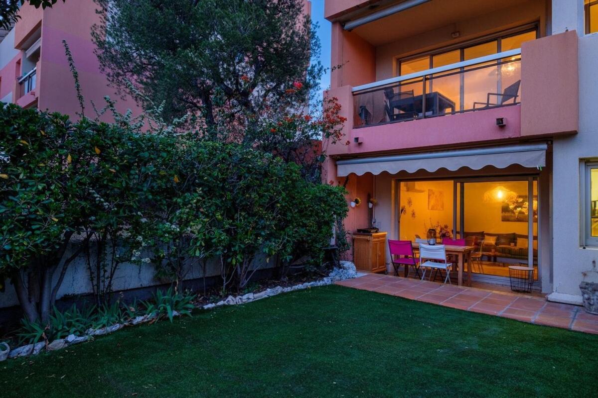 Apartament Le Riviera ~ Jardin ~ Parking ~ Climatisation Cagnes-sur-Mer Zewnętrze zdjęcie