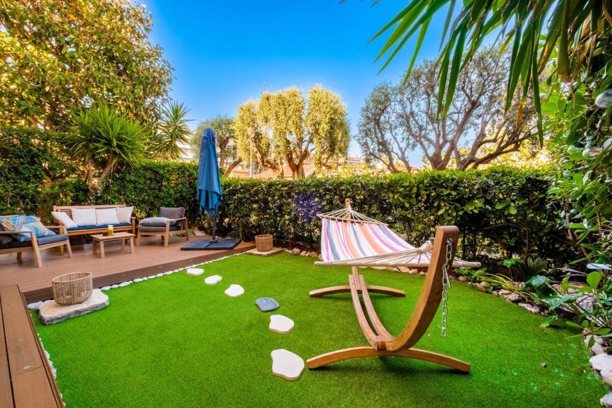 Apartament Le Riviera ~ Jardin ~ Parking ~ Climatisation Cagnes-sur-Mer Zewnętrze zdjęcie